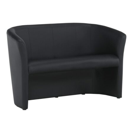 KONDELA Cuba konferenčné dvojkreslo čierna