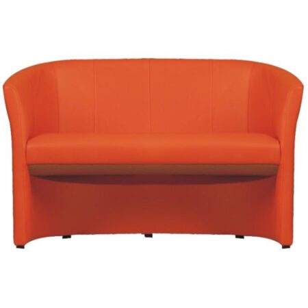 KONDELA Cuba konferenčné dvojkreslo oranžová
