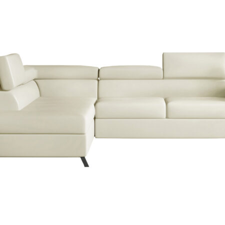 NABBI Korense L rohová sedačka s rozkladom a úložným priestorom béžová (Soft 33)