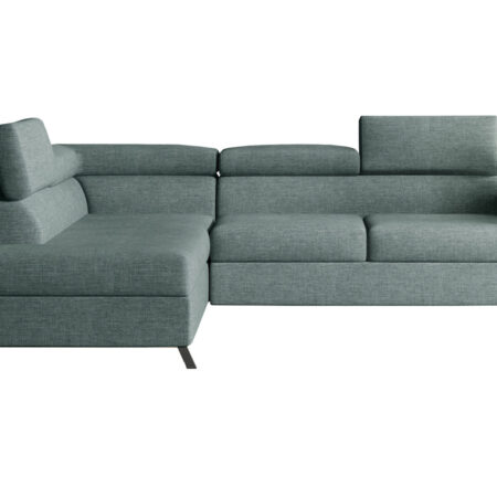 NABBI Korense L rohová sedačka s rozkladom a úložným priestorom mentolová (Cover 70)