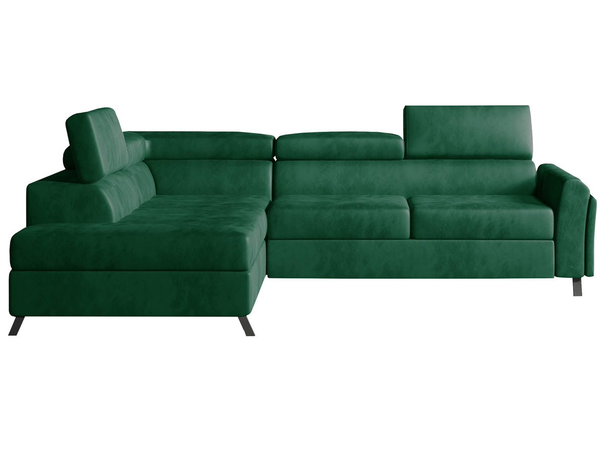 Rohova-sedacka-s-rozkladom-a-uloznym-priestorom-Korense-L-tmavozelena NABBI Korense L rohová sedačka s rozkladom a úložným priestorom tmavozelená