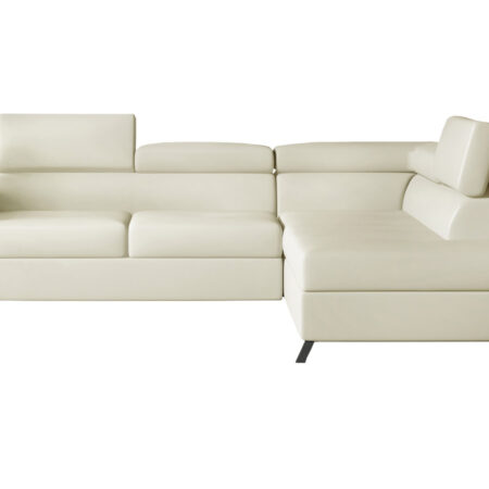 NABBI Korense P rohová sedačka s rozkladom a úložným priestorom béžová (Soft 33)