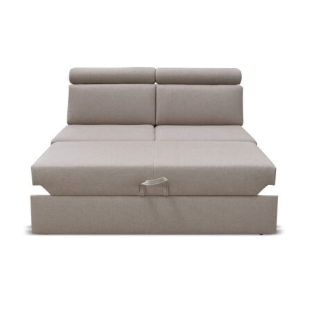 KONDELA Marieta 2 BB ZF rozkladacia dvojsedačka béžová