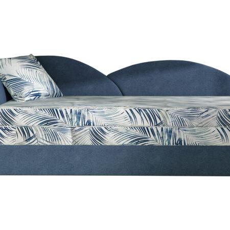 NABBI Arco L rozkladacia pohovka vzor / modrá