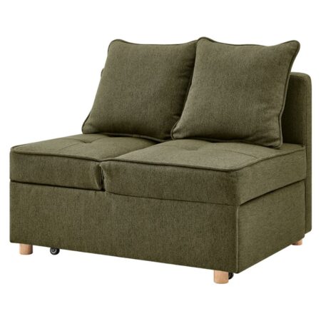 KONDELA Osvaldo rozkladacia pohovka zelená